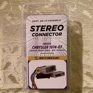 Scosche Stereo Connector CRO12SD for Chrysler 1974-2007
